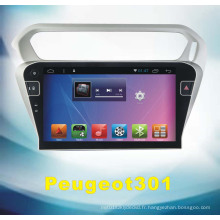 Système Android Car Audio pour Peugeot 301 avec navigation automobile